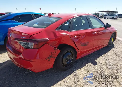 2025 Honda Civic Sport из США, поврежденный, VIN 2HGFE2F52SH596884